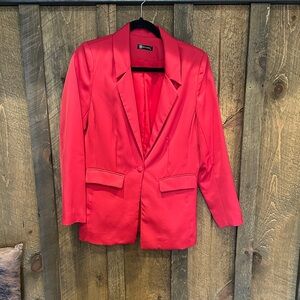 Vibrant Scarlet Women's Blazer